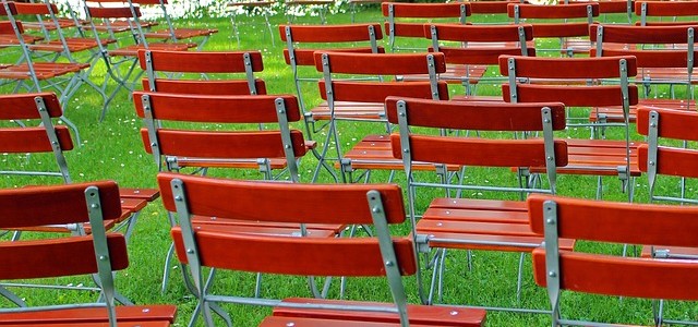 seating for wedding or party