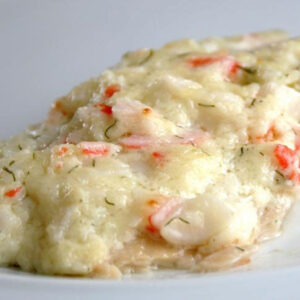 carmens crab and artichoke tilapia