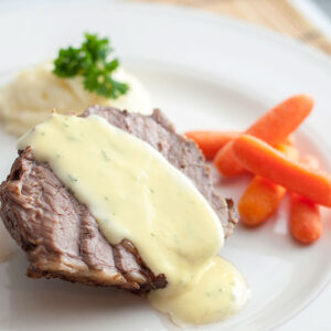Pork Medallions in Gravy